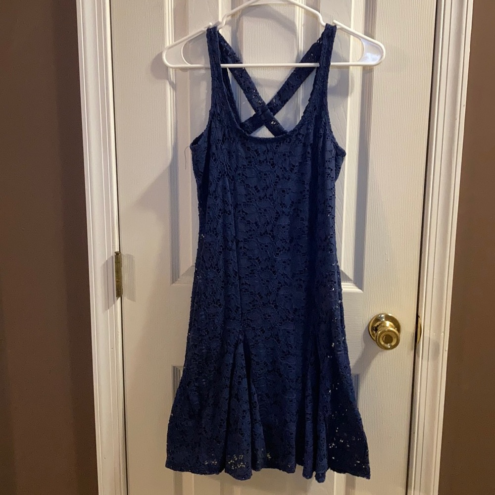 ✨4 for $25✨ navy blue laced dress